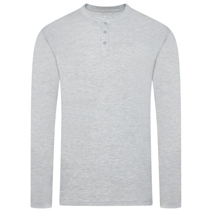 Henley Waffle Knit Long Sleeve Top