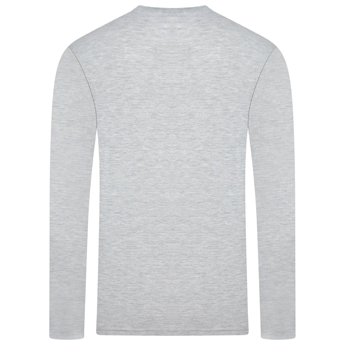 Henley Waffle Knit Long Sleeve Top