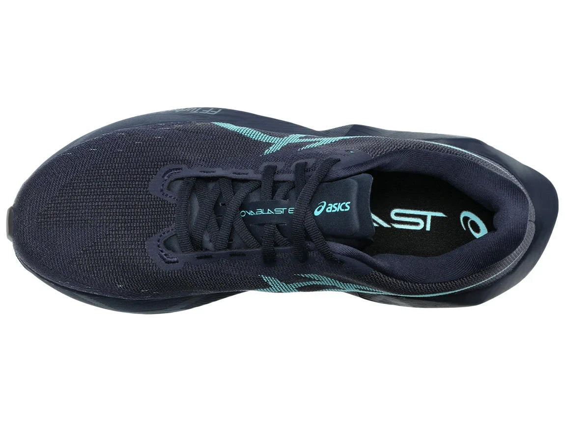 ASICS Men's NOVABLAST 6 - MIDNIGHT/ENERGY AQUA
