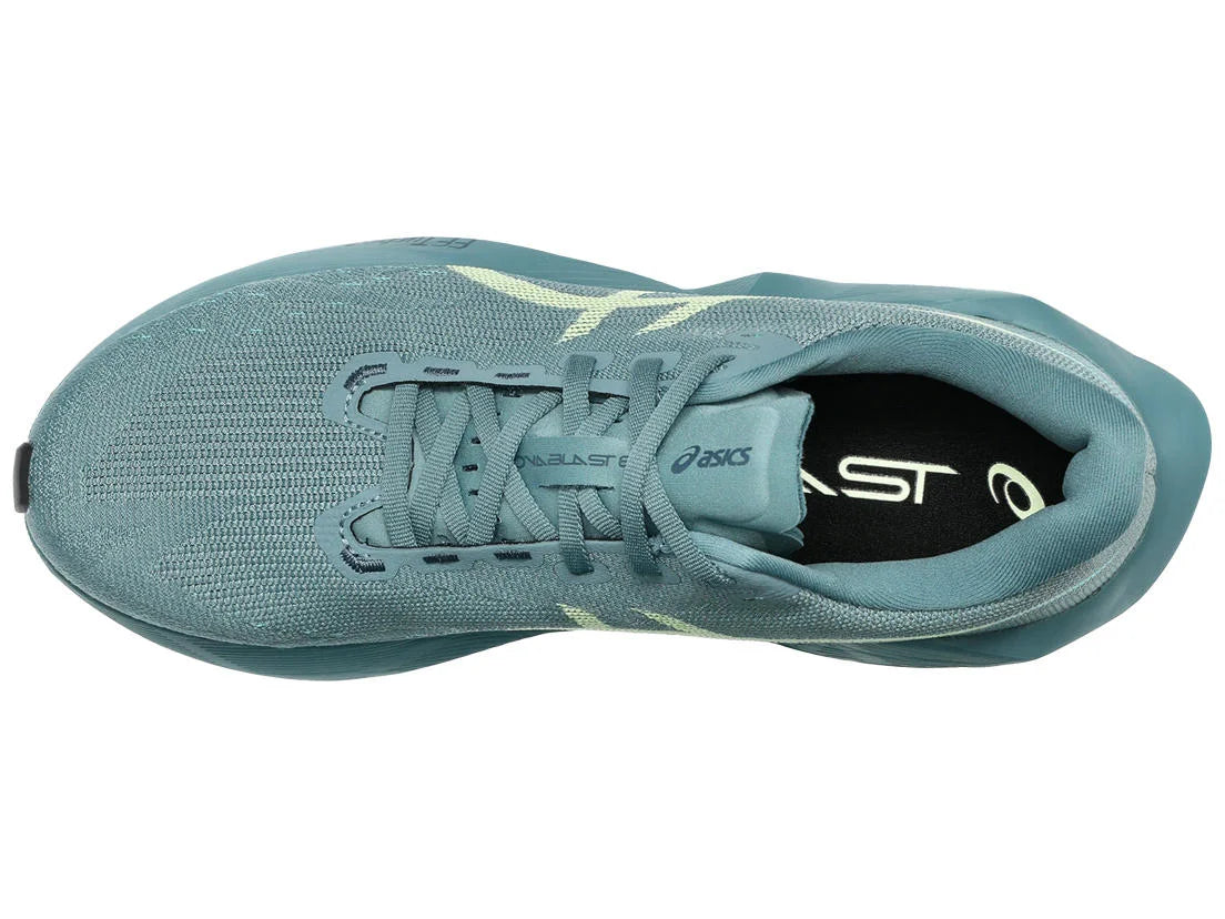 ASICS Men's NOVABLAST 6 - FOGGY TEAL/ILLUMINATE YELLOW