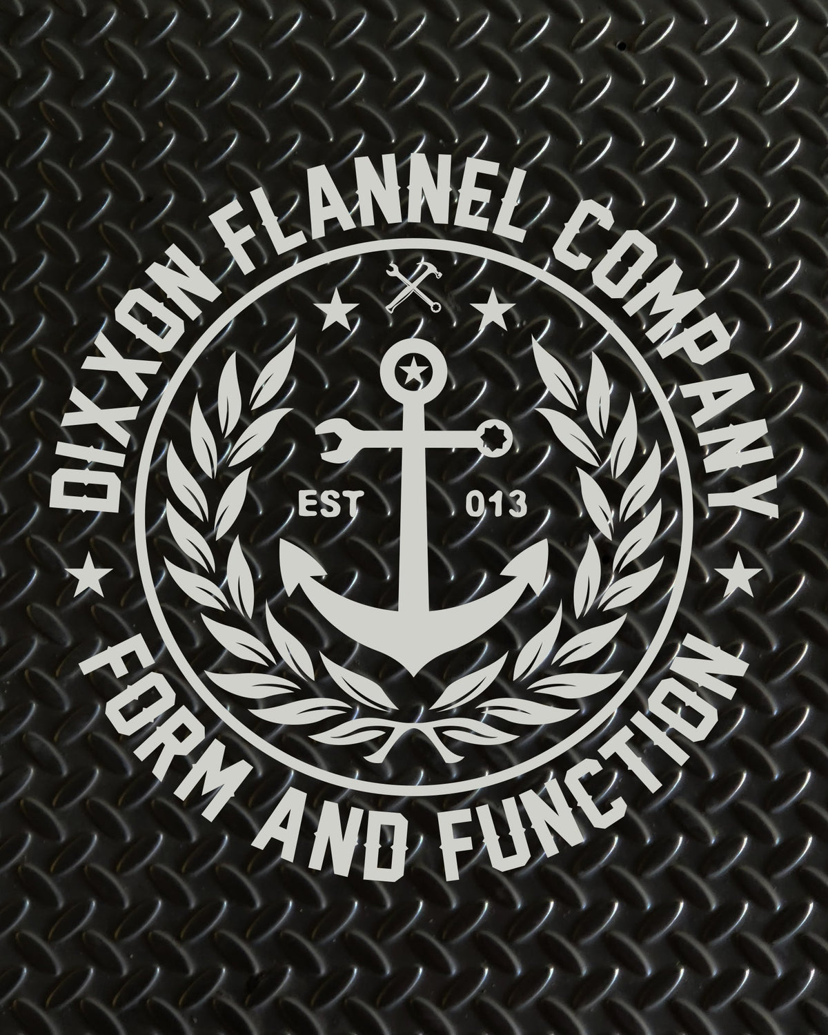 Salty Crest 12" Die Cut Sticker