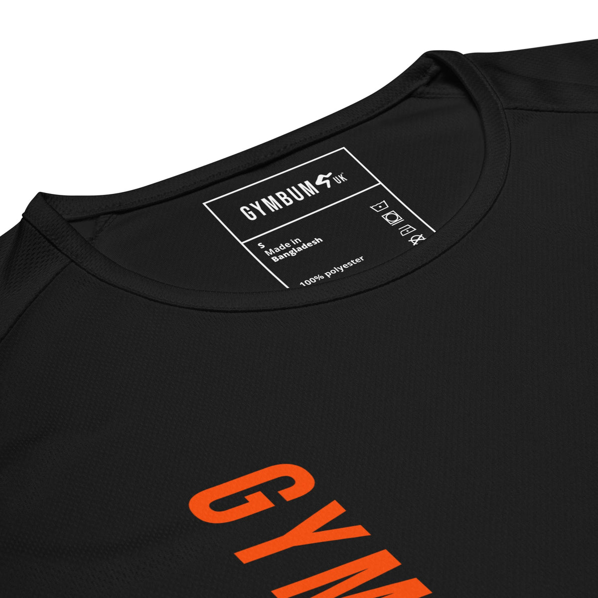 Orange Flex Long Logo Performance Tee