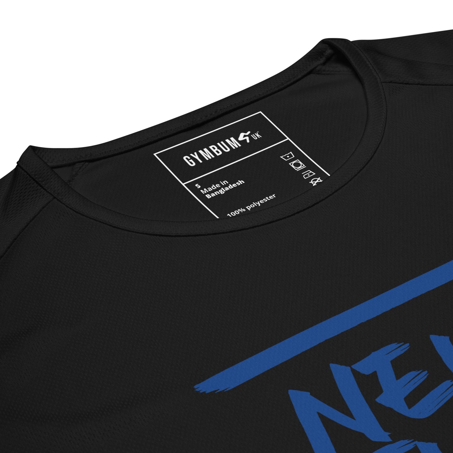 GymBum UK Never Give Up Performance T-Shirt
