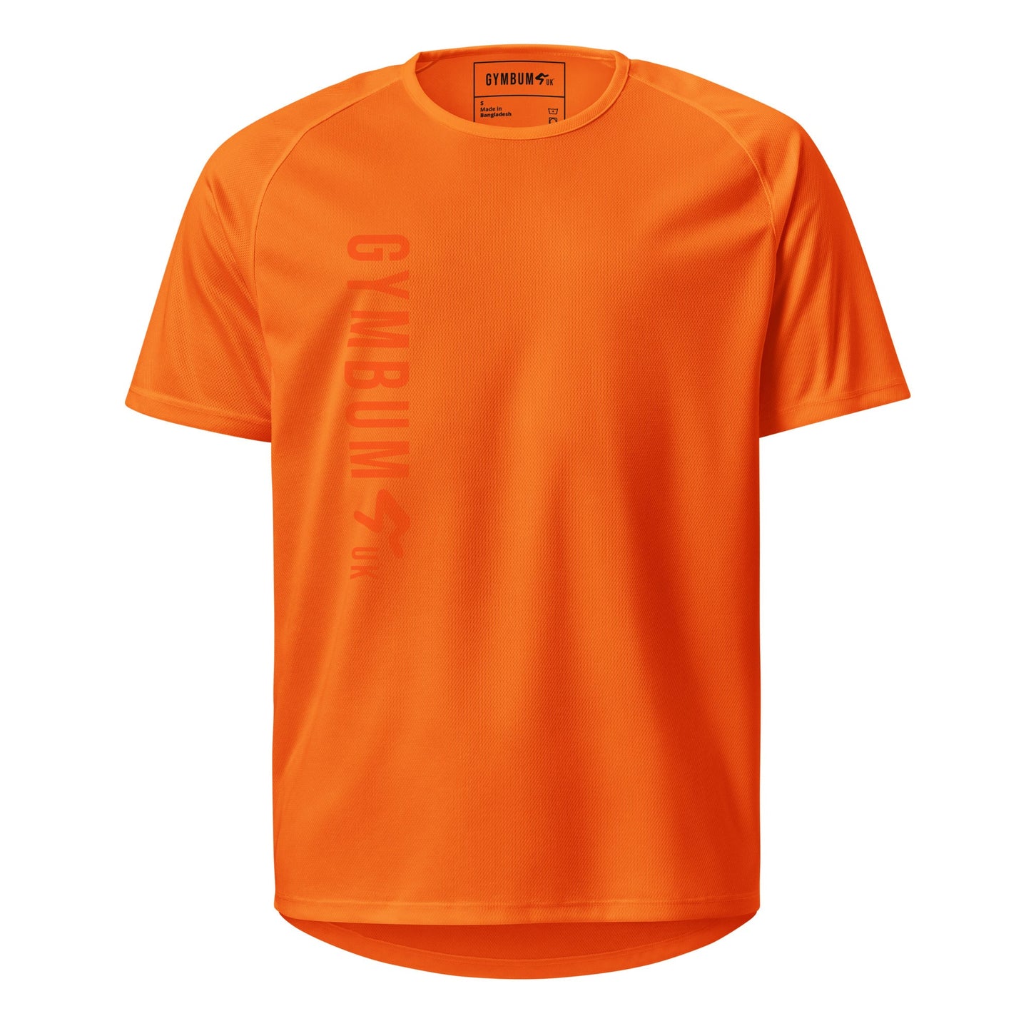 Orange Flex Long Logo Performance Tee