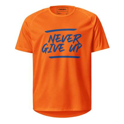 GymBum UK Never Give Up Performance T-Shirt