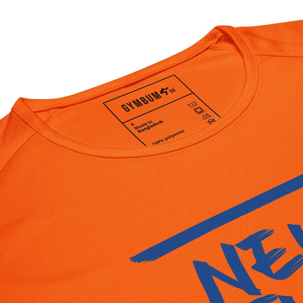 GymBum UK Never Give Up Performance T-Shirt