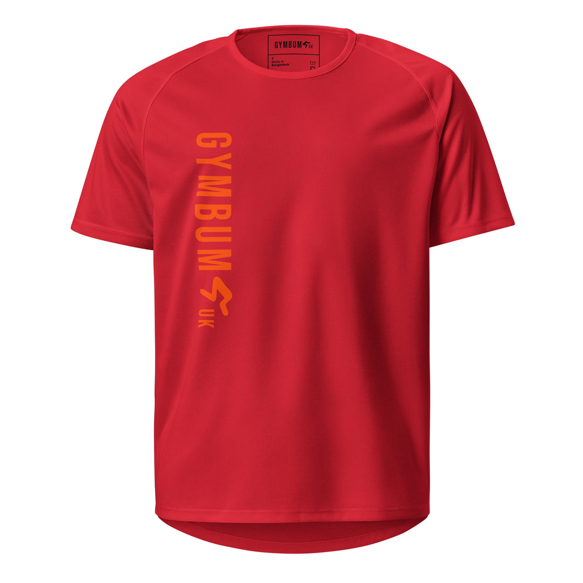 Orange Flex Long Logo Performance Tee