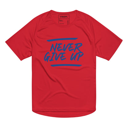 GymBum UK Never Give Up Performance T-Shirt