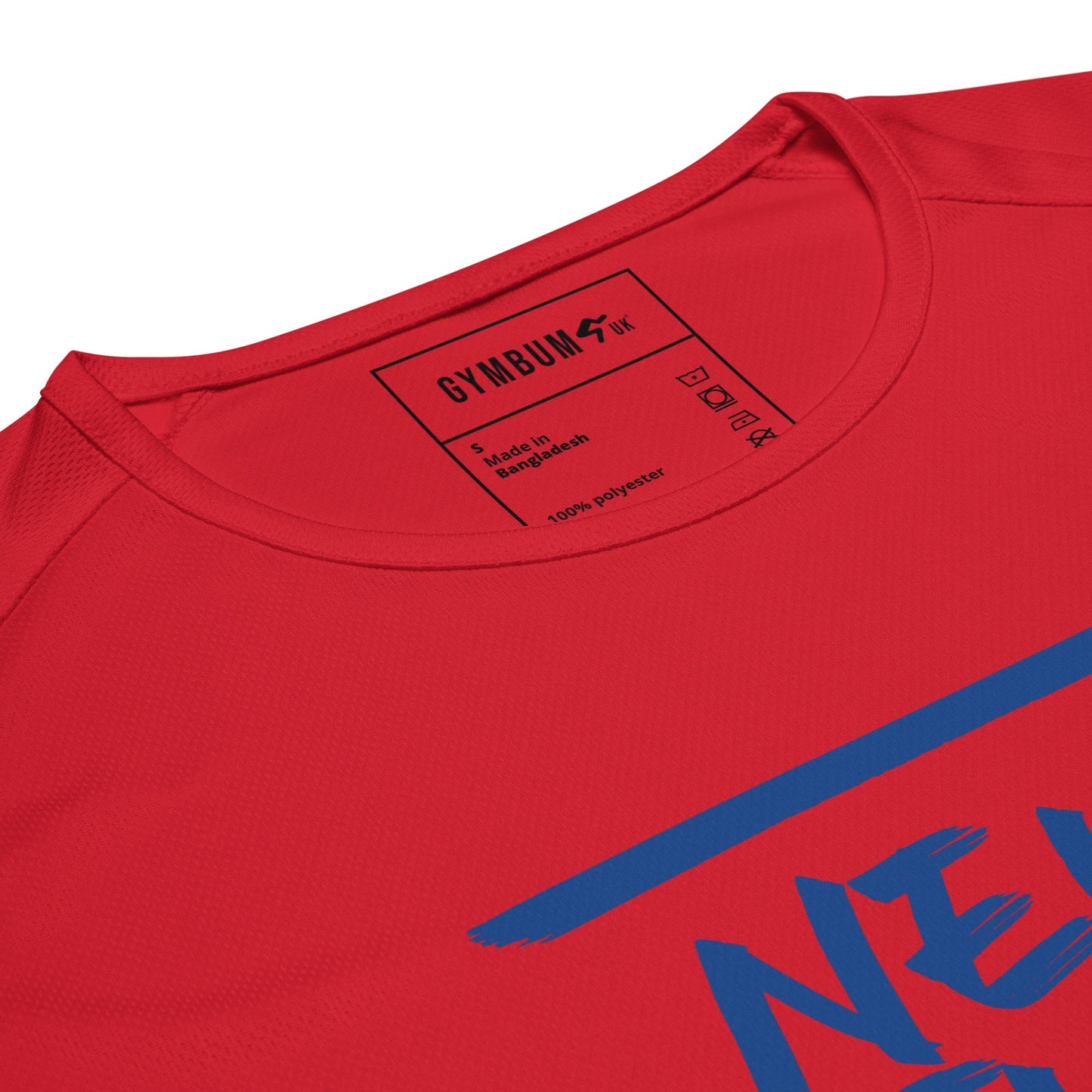 GymBum UK Never Give Up Performance T-Shirt