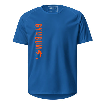 Orange Flex Long Logo Performance Tee