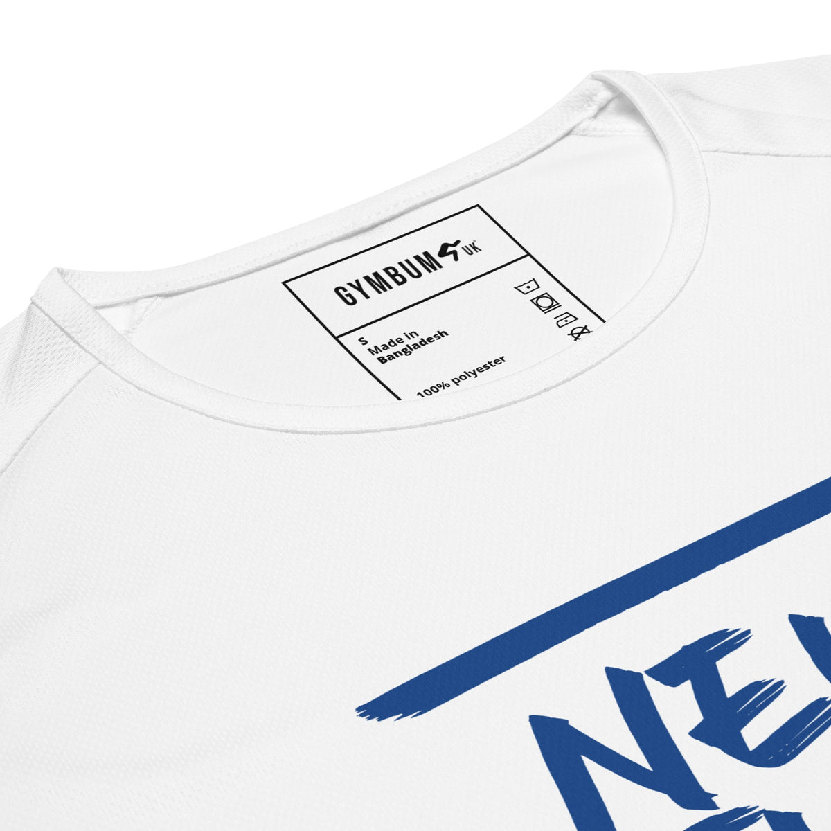 GymBum UK Never Give Up Performance T-Shirt