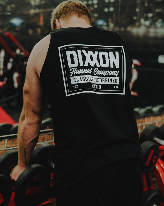 White Billboard Tank - Black