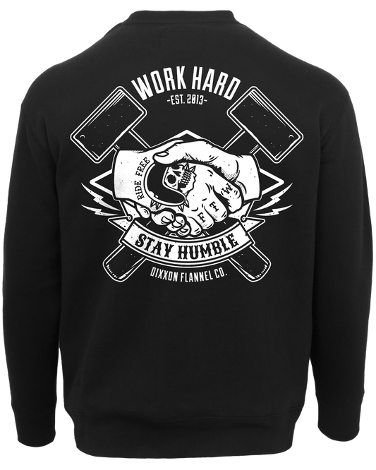 White Hammers Crewneck Sweatshirt - Black