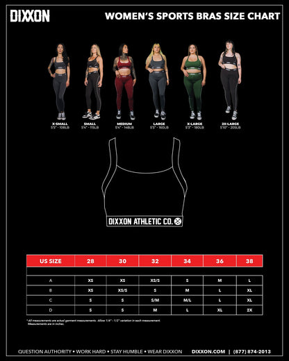 Women's Ignite Sports Bra - Black