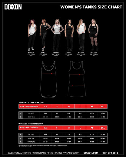 Women's Resilient Forever Fitted Tank - Black