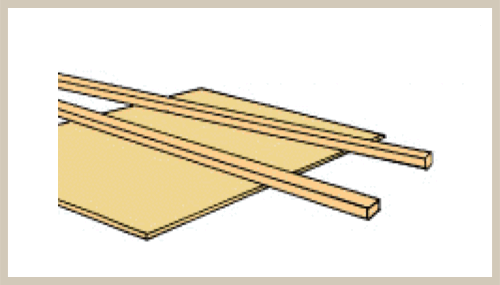 Basswood - Stripwood - 1/32" x 1/4"