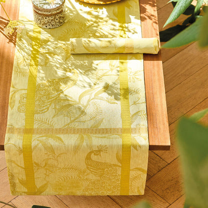 Le Jacquard Francais Linen Runner -L'Orangerie  20" x 59"